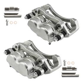 18b4833 Kac 18b4832 2x Front Brake Caliper And Bracket For 2002-2005 Dodge Ram 1500