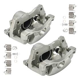 19p3434 Kac 19p3435 2x Front Brake Calipers With Brackets Fits 2009-2018 Toyota Corolla
