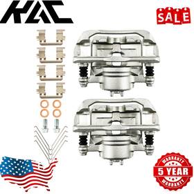 Aup282836 Kac 2pcs For 2011-2015 Honda Cr-z 2012-2015 Civic 1.5l L4 Rear Calipers With Brackets