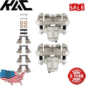 Aup283390 Kac 2x Rear For 2002-06 Toyota Camry 04-08 Solara 05-07 Avalon Calipers And Brackets