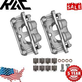 Aup545831 Kac 2x Front Brake Caliper And Brackets For Dodge Ram 2500 2009-2010 2011-18