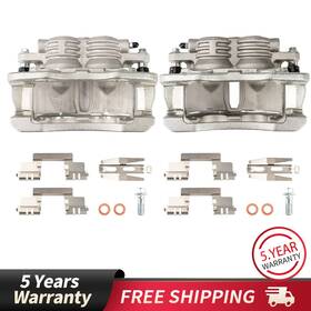 Td6yj025645 Kac For Silverado Suburban Sierra 1500 Tahoe Yukon Silver 2 X Rear Brake Calipers