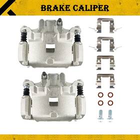 Yia127595 Kac 2pcs Front For Infiniti I35 2002-2004 Nissan Altima 02-2006 Calipers And Brackets