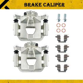 Yia127625 Kac 2pcs Rear For Nissan Altima 2007-2012 2.5/3.5l Maxima 07-08 Calipers And Brackets