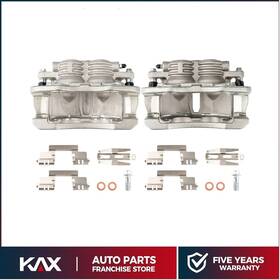 18b4765 Kax 18b4764 2x Rear Brake Calipers For Silverado Suburban Sierra 1500 Tahoe Yukon Silver
