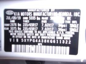 536-61749r Kia Passenger Caliper Rear Without Painted Calipers Fits 16-20 Sorento 536508