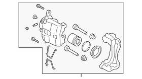 58180-m7a10 Kia Genuine Caliper