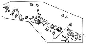 58311-h9a10 Kia Genuine Caliper