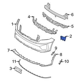 86542r5300 Kia Oe For Sorento 2021-2023 Front Right Brake Air Duct