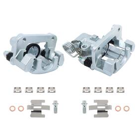 Qs534624qr Lablt 2pcs Rear Side Disc Brake Caliper With Bracket For Ford Mustang 1999-2004