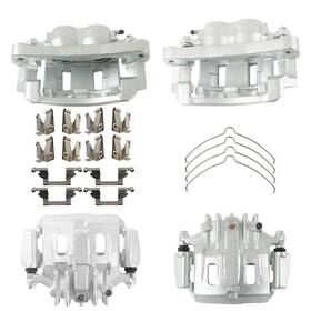 Law200478 Labwork Front Rear Brake Calipers With Bracket For 2000-2005 Ford Excursion F-250