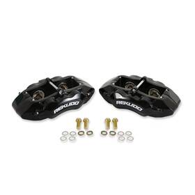 Lakewood Industries Rk400-10 Rekudo Jl8 Front Brake Calipers Black 70-81 Camaro Logo