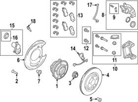 Lr156852 Land-rover Genuine Caliper Assembly