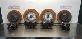 536.le1l22 Lexus 22 Is500 F Sport Brake Caliper Set Front And Rear With Rotors Black
