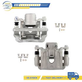 L845630top Linktop Rear Brake Calipers Pair With Bracket For 2010 2011 2012 Hyundai Santa Fe