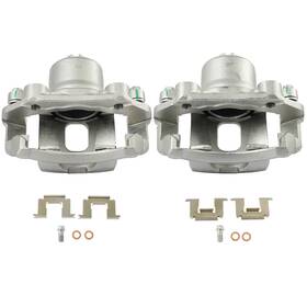 L845638top Linktop Brake Calipers Front Pair For 95-2004 Nissan Pickup 2.4l L4 Exc 3.0l With Bracket
