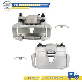 L845795top Linktop For 2009 - 2016 Audi A4 Quattro Front Pair Brake Calipers With Bracket
