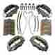 Ls100dynakit Lonestar Caliper Corvette Bake Dyna Remanufactured Lipseal Stainless Sleeved Calipers Kit