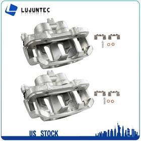 Ljt4198910 Lujuntec Pair Front Left Right Brake Calipers With Bracket For 1998-2004 Nissan Frontier