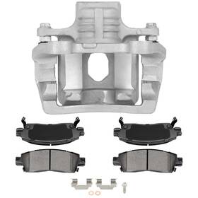 13440544 Luxfineparts 5pcs Rear Brake Caliper Pads For 2009-2017 Chevrolet Traverse Left Right