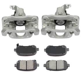 13440548 Luxfineparts 6pcs Rear Brake Calipers Pads For 2008-2012 Chrysler Town And Country