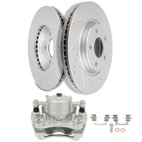 13440585 Luxfineparts Front Brake Caliper Rotors For 2004-12 Chevrolet Malibu 2005-10 Pontiac G6