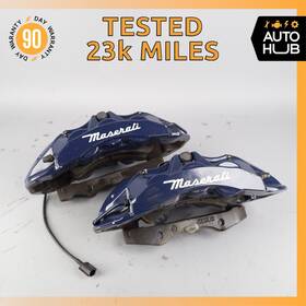 82102602 Maserati Granturismo S M145 Front Left And Right Brake Caliper Calipers Set 23k