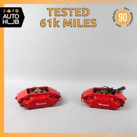 82102705 Maserati Granturismo S M145 Rear Left And Right Brake Caliper Calipers Set Oem 61k