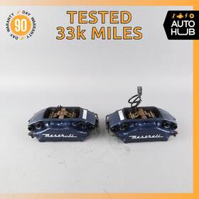 82102802 Maserati Granturismo S M145 Rear Left And Right Brake Caliper Calipers Set Oem 33k