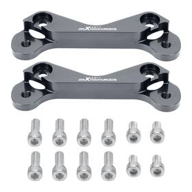 6wb5v4 Maxpeedingrods 1 Pair Brake Caliper Adapters Kit For Subaru Impreza Wrx Fhi 2-pot 02-05