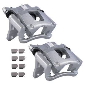 I2njp3 Maxpeedingrods Rear L And R Brake Caliper With Bracket For Dodge Nitro 2007-18 Jeep Liberty Wrangler
