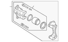 B2zc-33-99zr-t0 Mazda Genuine Caliper