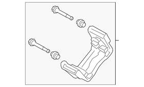 D2y1-26-29x Mazda Genuine Caliper Mount