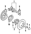 Mb587778 Mitsubishi Genuine Eclipse Caliper