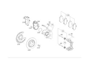 000-423-25-81 Mercedes-benz Genuine Piston Housing