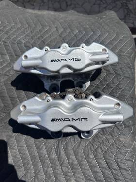 0024205583 Mercedes-benz 03-06 W215 Cl55 S55 Amg Rear Left And Right Brake Calipers Set Oem
