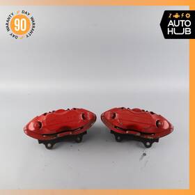 0034205383 Mercedes-benz 07-14 W216 Cl600 S600 Front Left And Right Brake Calipers Set 2 Red Oem