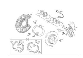 004-423-32-98 Mercedes-benz Genuine Brake Caliper