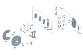167-421-60-01 Mercedes-benz Genuine Piston Housing