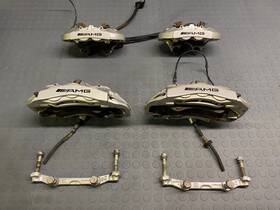 2044211611 Mercedes-benz 08-14 W204 C63 Amg Complete Front And Rear Brake Calipers Set Brembo