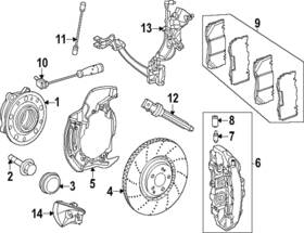 206-421-36-03 Mercedes-benz Genuine Caliper
