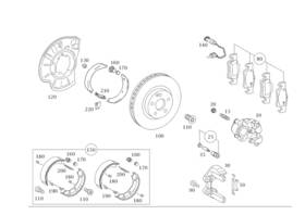 221-423-02-81-64 Mercedes-benz Genuine Exchange Housing