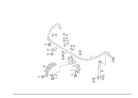 Mercedes-benz 304014-008002 Genuine Mercedes-benz Hexagon Head Bolt