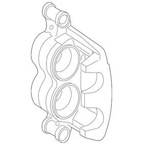 Mercedes-benz 447420760080 Genuine Disc Brake Caliper