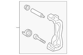9074230101 Mercedes-benz Genuine Caliper Mount