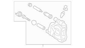 9074235800 Mercedes-benz Genuine Exchange Repair Kit Cal Disk Brake