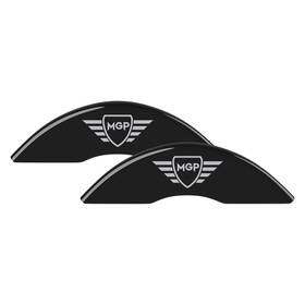 28188smgpbk Mgp For Hyundai Veloster 16-17 Caliper Covers Gloss Black W Engraving