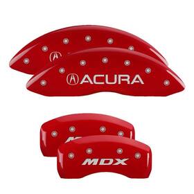 39021smdxrd Mgp Caliper Covers With Acura / Mdx Engraving 4 Pc Red For 17-18 20