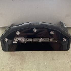 55006scusdf Mgp New Black Caliper Covers For 19-25 Ram 1500 Rebel