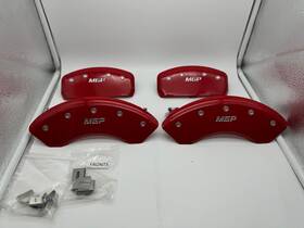 11197smgprd Mgp Caliper Covers 11197 12-14 Volkswagen Passat Red Previous Installed